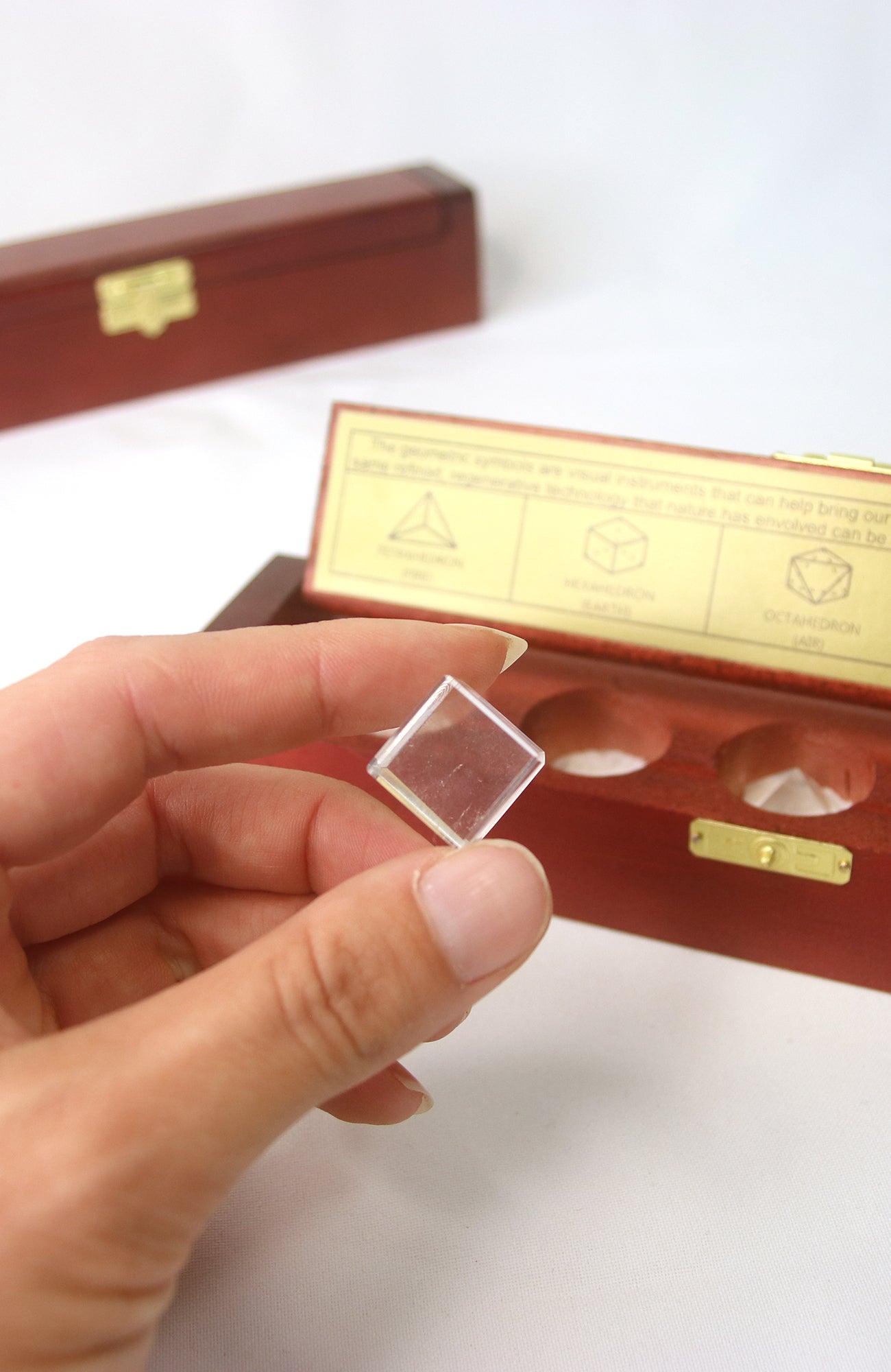 Clear Quartz Geometric Shapes (Boxed)